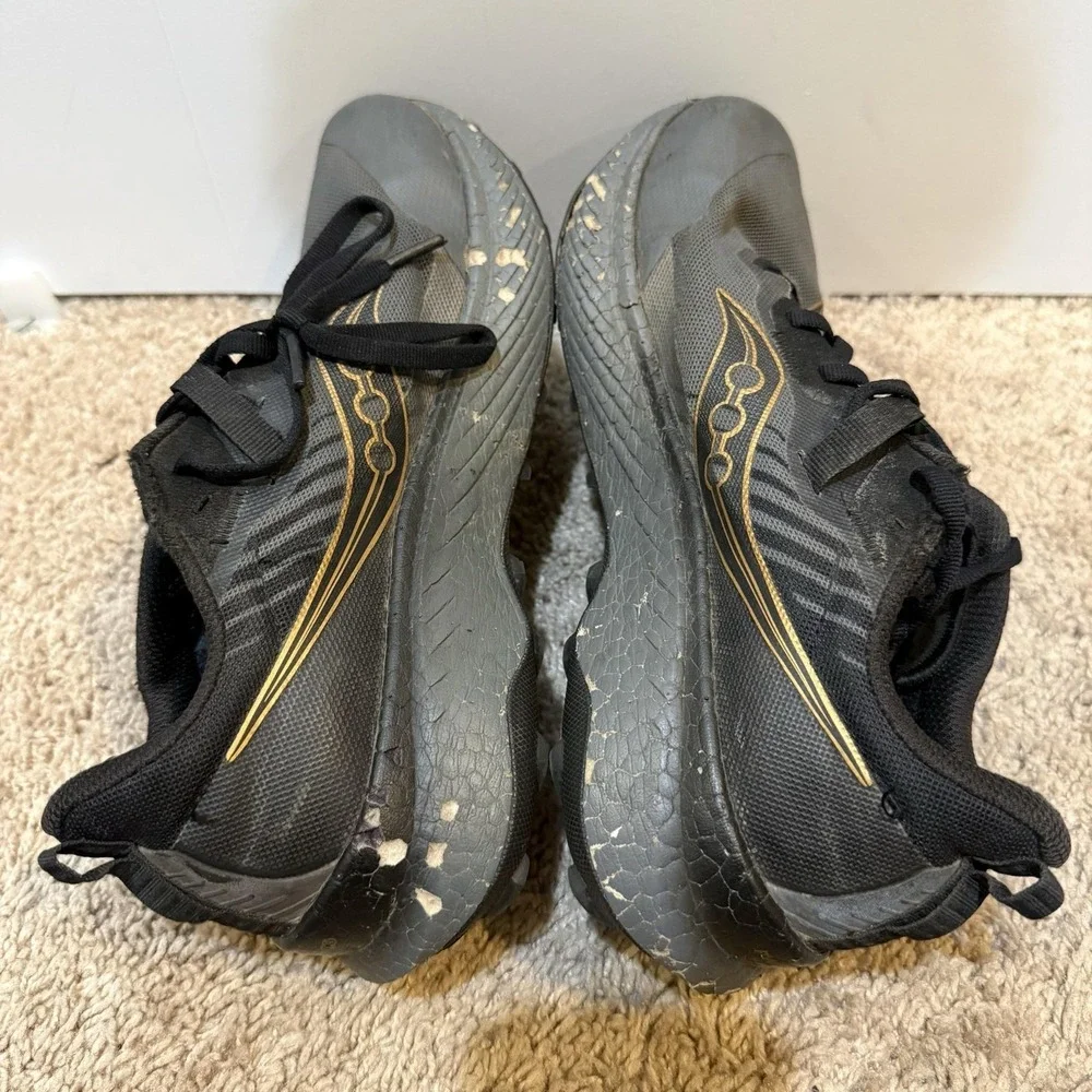 Saucony Endorphin Edge Shoes Womens Sz 9 Black Trail Running Sneakers S10773-10